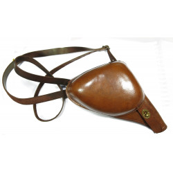 Suspenders leather holster...