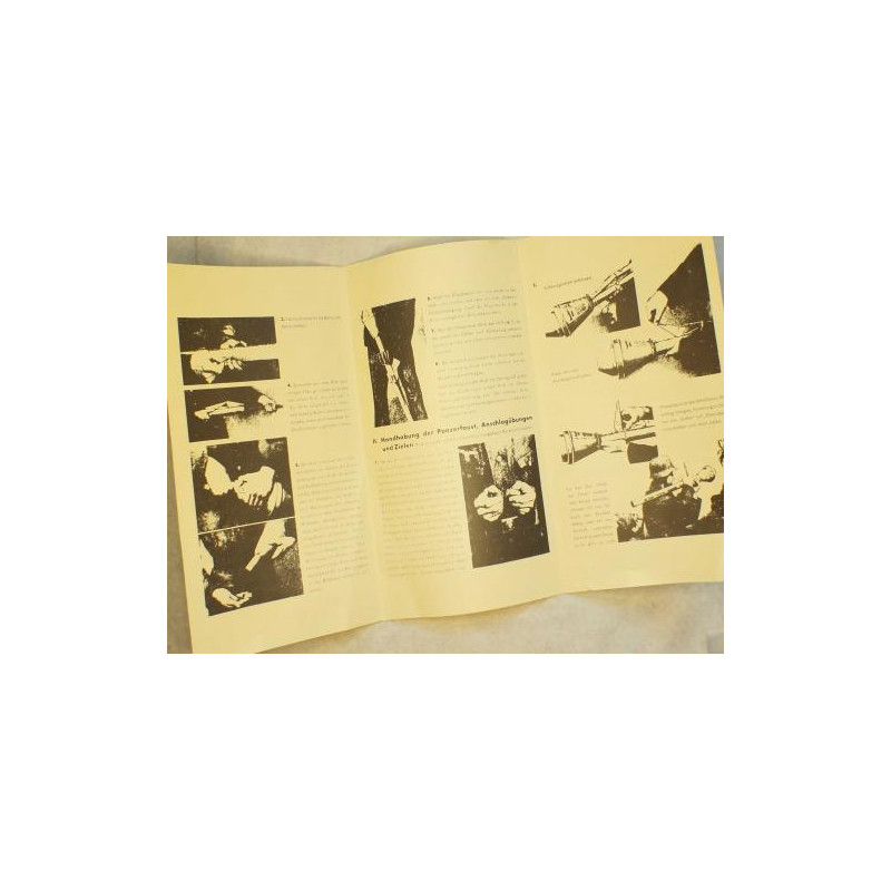 notice panzerfaust WH notice panzerfaust WH