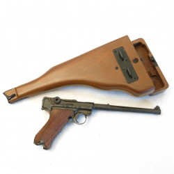 Rare étui crosse bois Luger P08 tous modèles 