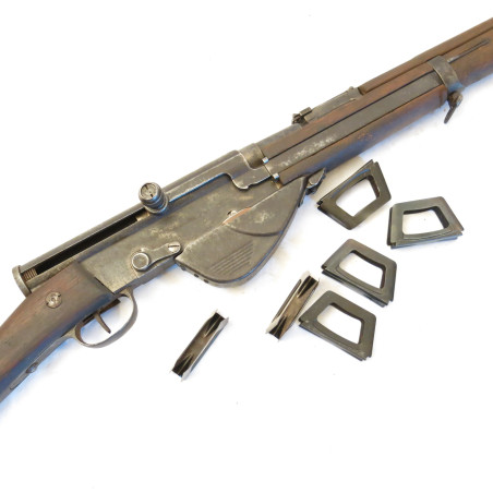 Clips avec 5 cartouches inertes 8 Lebel pour FSA 1917