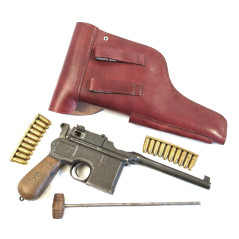 Holster cuir pour C96 Mauser et Schnellfeuer 
