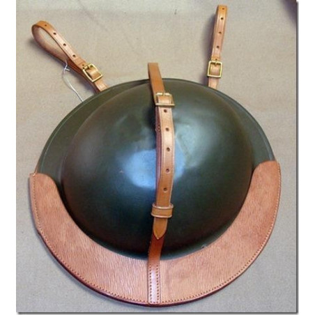 Porte casque cuir  pour casque Anglais 39/45 