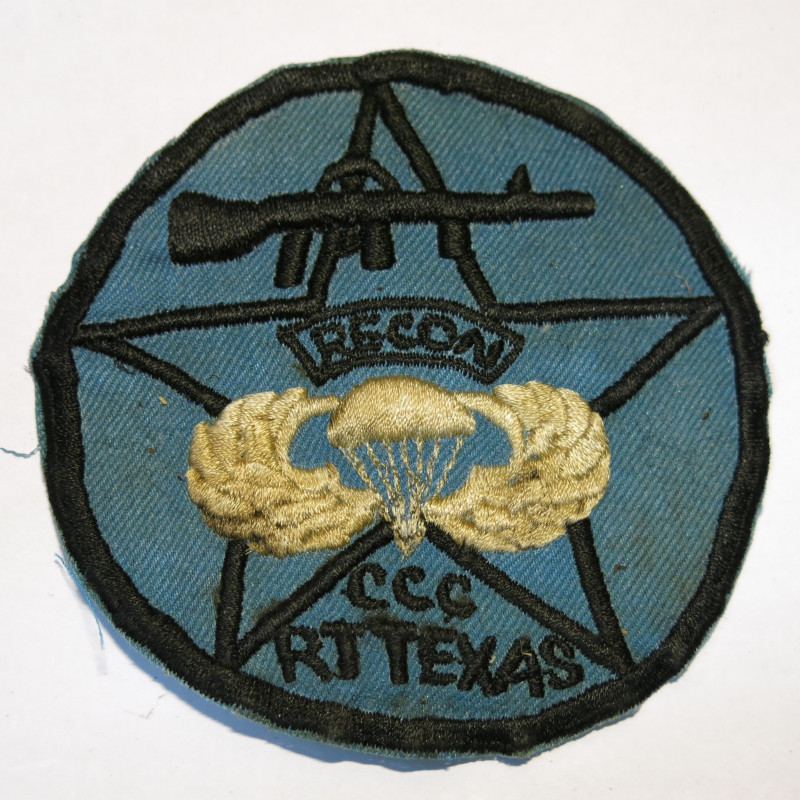 Insigne tissu US Vietnam CCC RT Texas recon ref bo 22