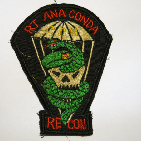 Insigne tissu US Vietnam RT ANA CONDA recon ref bo 22