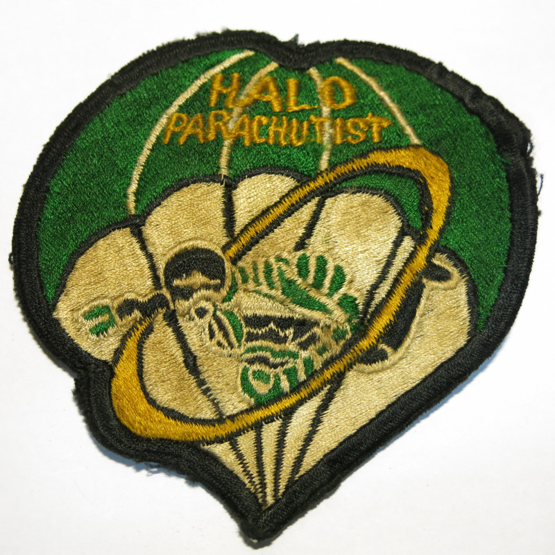 Insigne tissu US Vietnam Halo parachutist ref bo 22