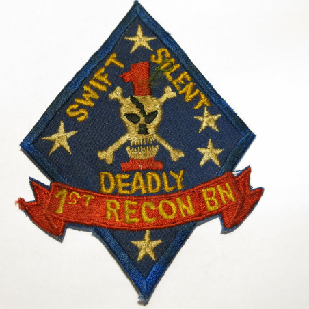 Insigne tissu US Vietnam sWIFT SILENT DEADLY ref bo 22