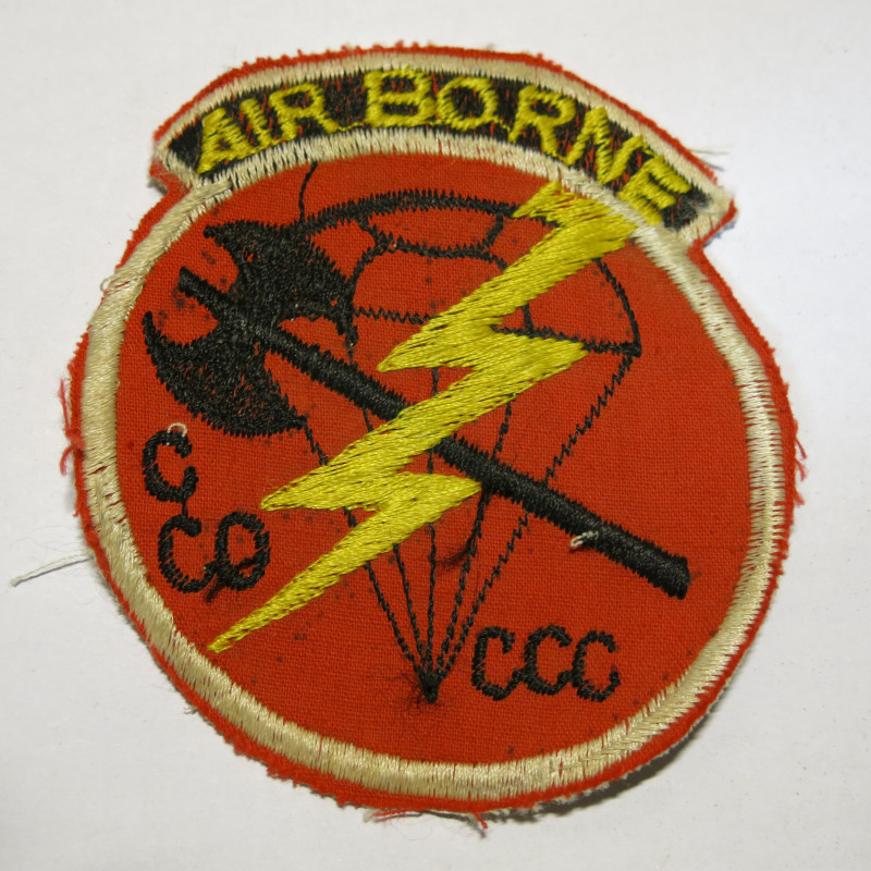 Insigne tissu US Vietnam Airborne CCO CCC ref bo 22