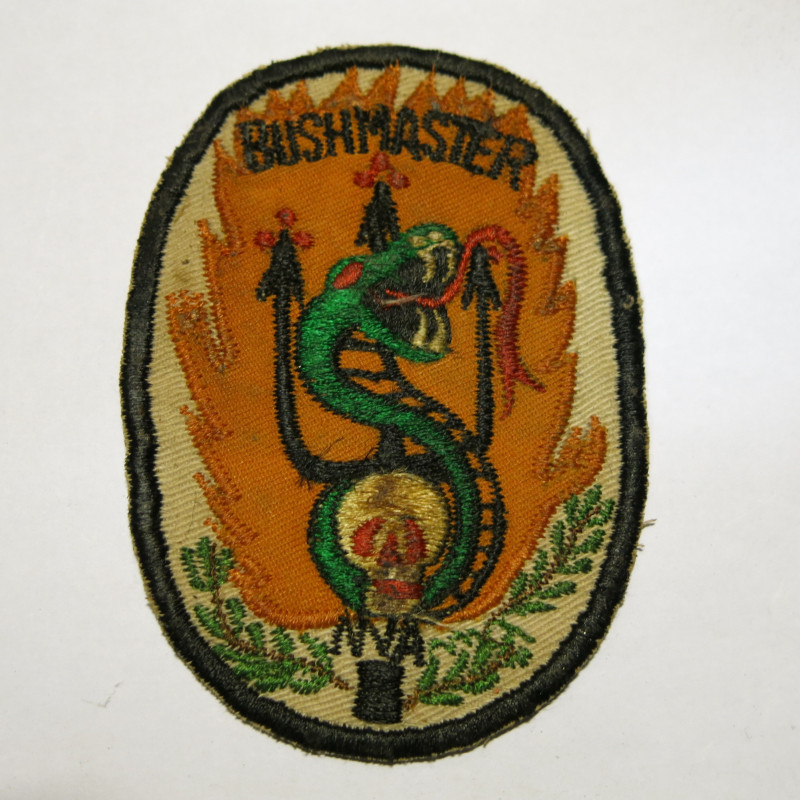 Insigne tissu US Vietnam Bushmaster ref bo 22