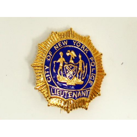 Plaque police New york Lieutenant