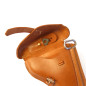 Holster leather with stock wood Luger P08 with tools