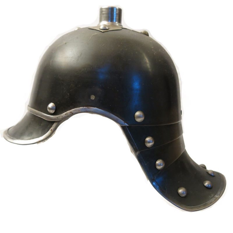 Coque nue de casque a pointe Allemand black