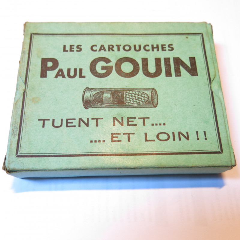 Boite ancienne vide cartouche 12 Paul Gouin bo20