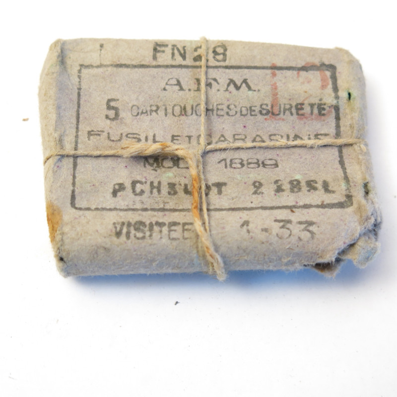 Boite vide cartouches de sureté 7.65 Belge 1889 c21