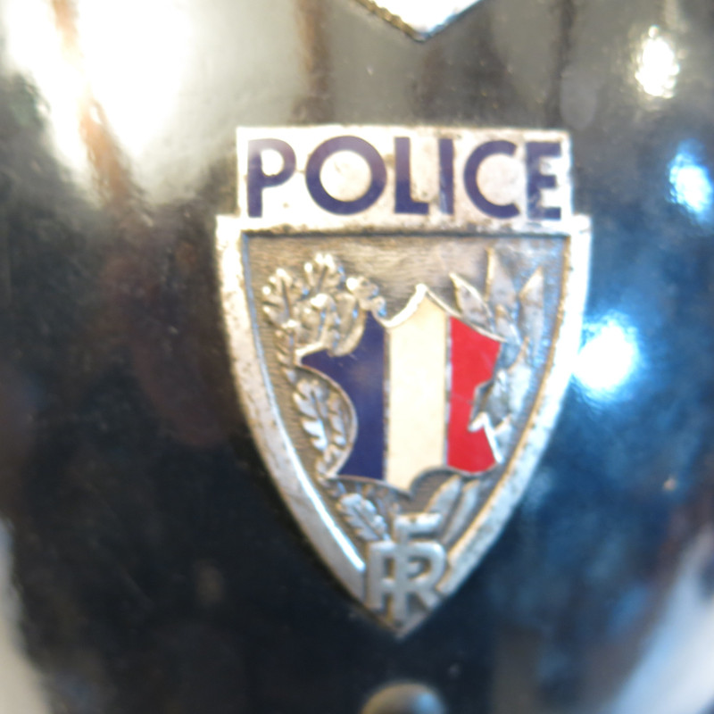 Casque de la police Francaise + protection