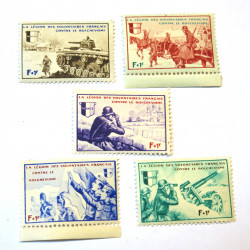 Series de 5 Timbres de la...