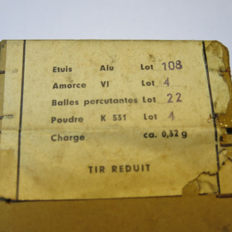 Boite vide cartouche 14.5 x 51  c26