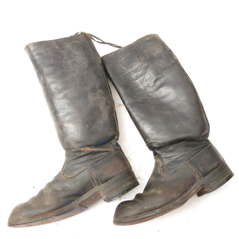 Paire de bottes cuir originale Allemande  WH ref bo16