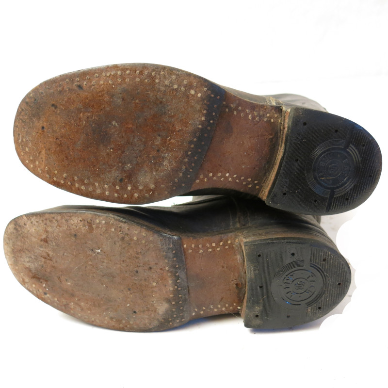 Paire de bottes cuir originale Allemande  WH ref bo16