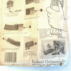 Systeme de chargement rapide loader fed ord calibre 222 /223 