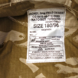 Veste camouflé Anglaise ref ca 45