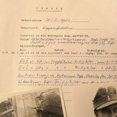 Photo dédicacée  Ritterkreuz 1945 ref doc 14