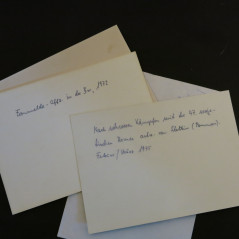 Photo dédicacée  Ritterkreuz 1945 para Buttner Manfred 