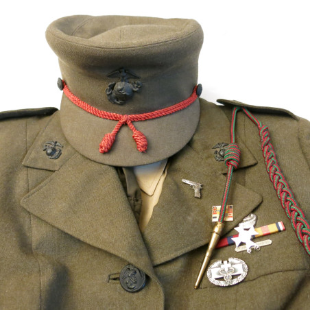 Ensemble veste jupe chemise Marines women Nancy York 