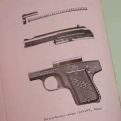 Livre d'instruction pistolet Bayard 7.65 ou 380 