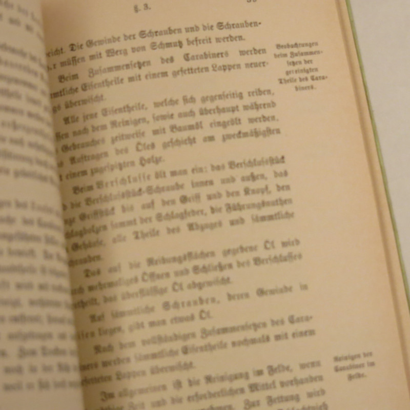 Livre d'instruction fusil Repetier  carabiner M90 et16