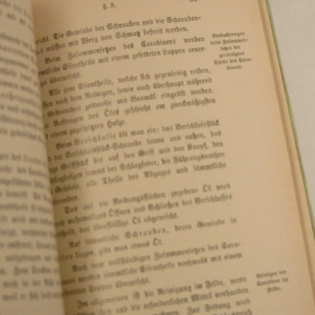 Livre d'instruction fusil Repetier carabiner M90 et16