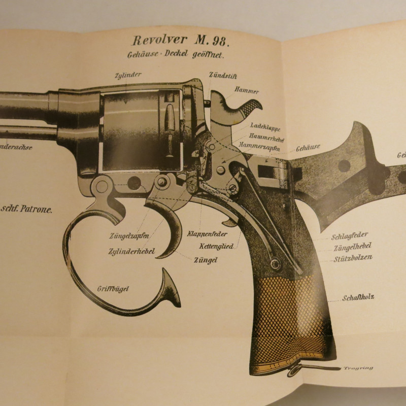 Livre d'instruction revolver  M 98 et 16