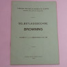 Livre d'instruction fusil Browning 9 mm ou 35 US