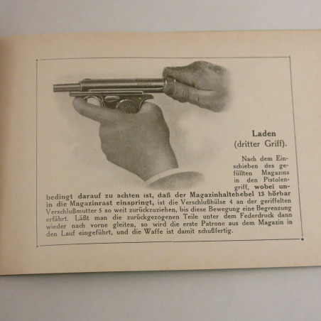 Livre d'instruction pistolet Sauer et Sohn 6.35 ou 7.65 et16