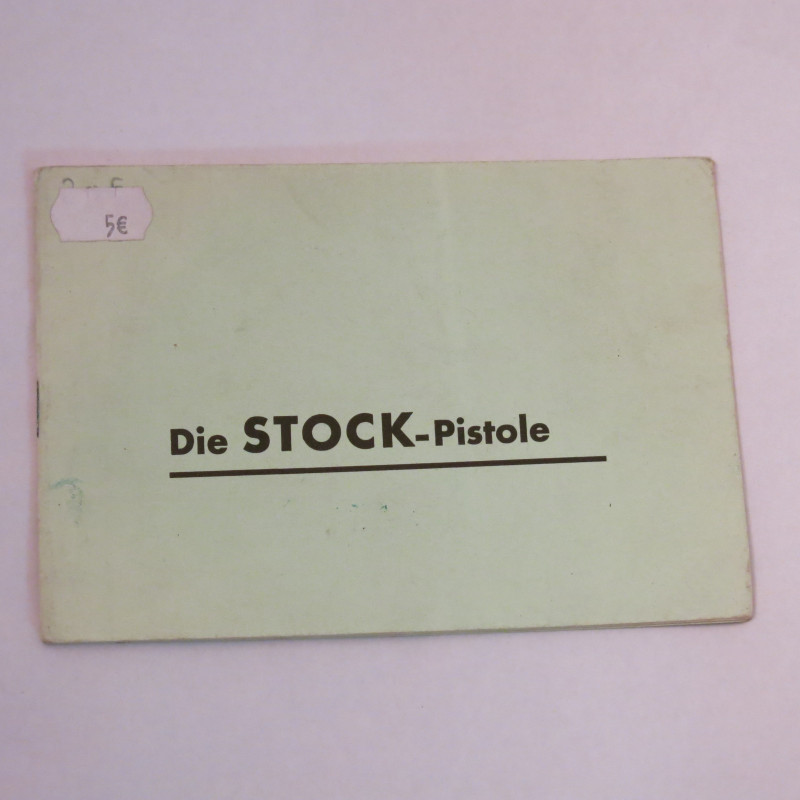 Livre d'instruction pistolet Stock 6.35 ou 7.65 