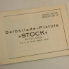 Livre d'instruction pistolet Stock 6.35 ou 7.65 