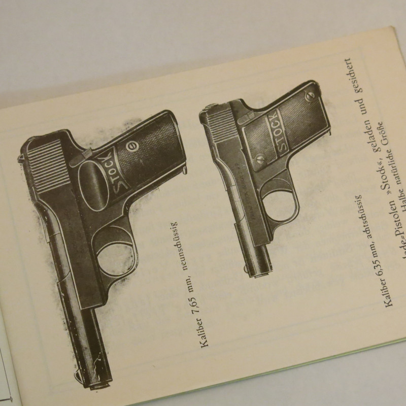 Livre d'instruction pistolet  Stock 6.35 ou 7.65 et16