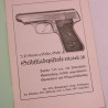 Livre d'instruction pistolet Sauer et Sohn 38 7.65 