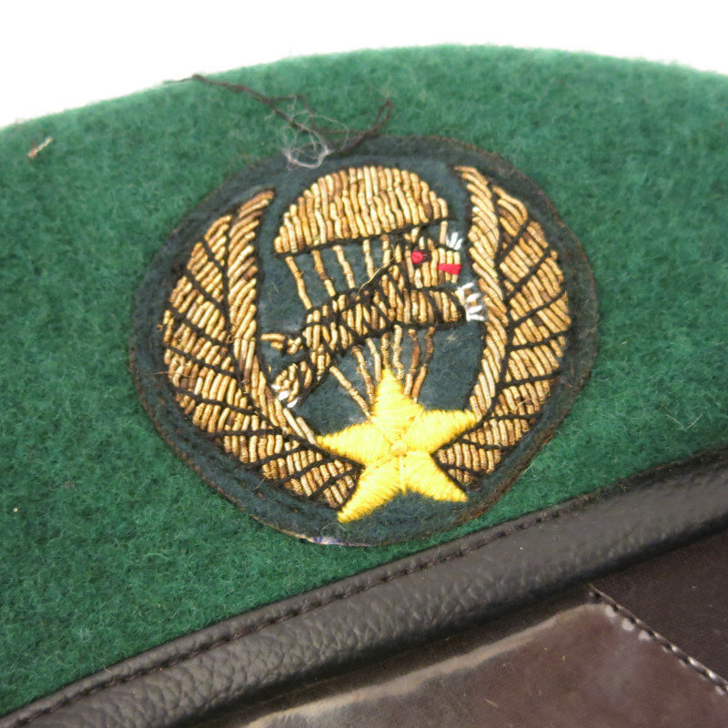 Béret vert TIGER speciales forces ARVN US Vietnam insigne cannetille ref vn 50