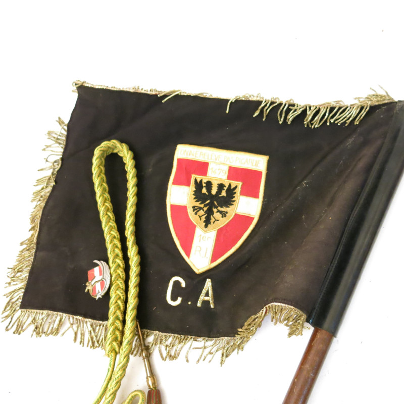 Drapeau fanion 1er Regiment d'Infanterie CA  