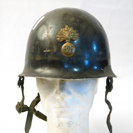 Casque type jugulaire 3 points Francais Gendarmerie maritime ref ca 122 box 12 