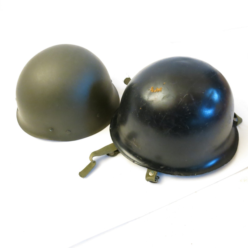 Casque type jugulaire 3 points Français Gendarmerie Réf ca 155 Box 16