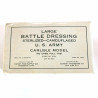 Pansement Large first aid dressing US ref us 480