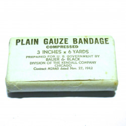 Plain gauze bandage US 1942...