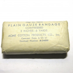 Plain gauze bandage US 1941...