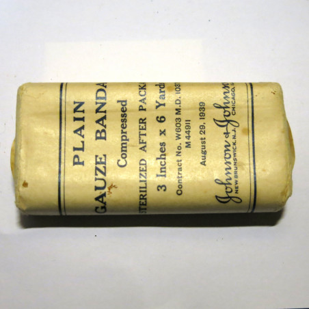 Plain gauze bandage US 1939 ref us 740