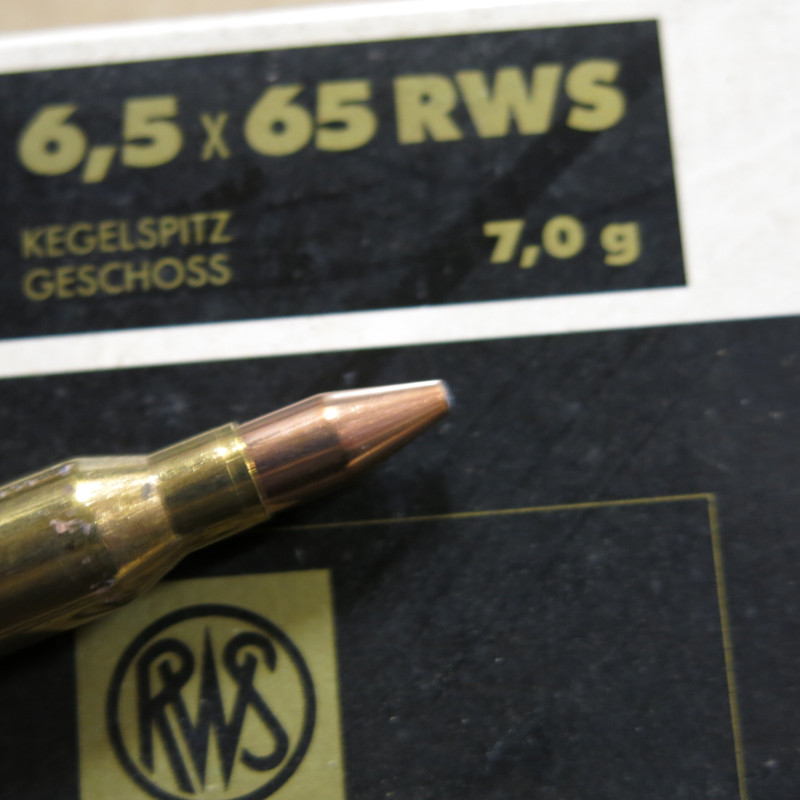 Boite de 20 cartouches 6.5 x 65 RWS KS