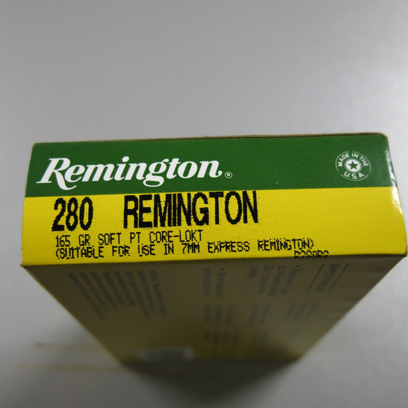 Boite de 20 cartouches 280  Remington  fab Remington