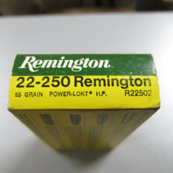 Boite de 20 cartouches 22-250 Remington RP