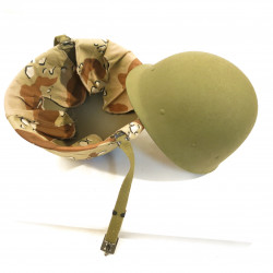 Casque US Otan avec toile camo desert neuf de stock ref ca 390 box 21