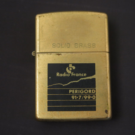 Briquet Zippo original 1991 radio France Perigord ref Z 103